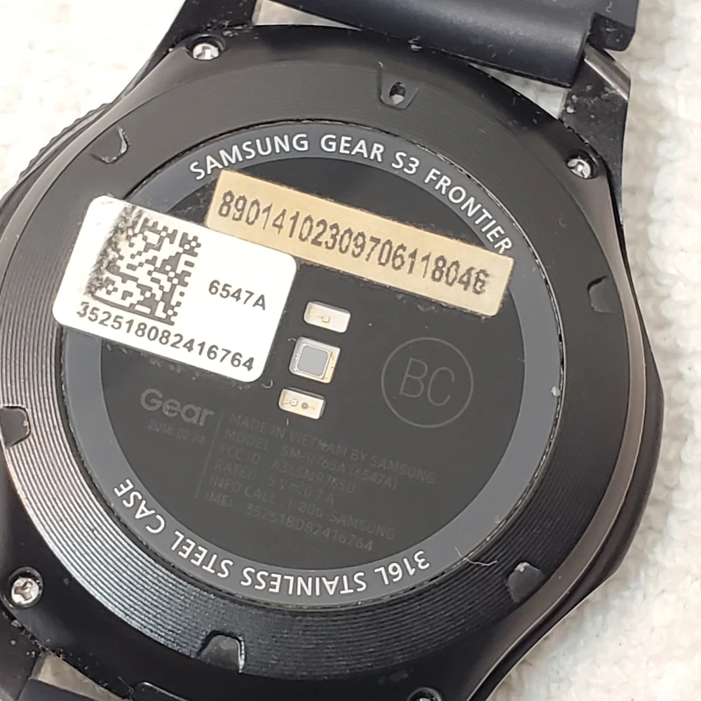 Samsung Gear S3 Frontier 46mm Smartwatch Bluetooth GPS AMOLED Display S Steel